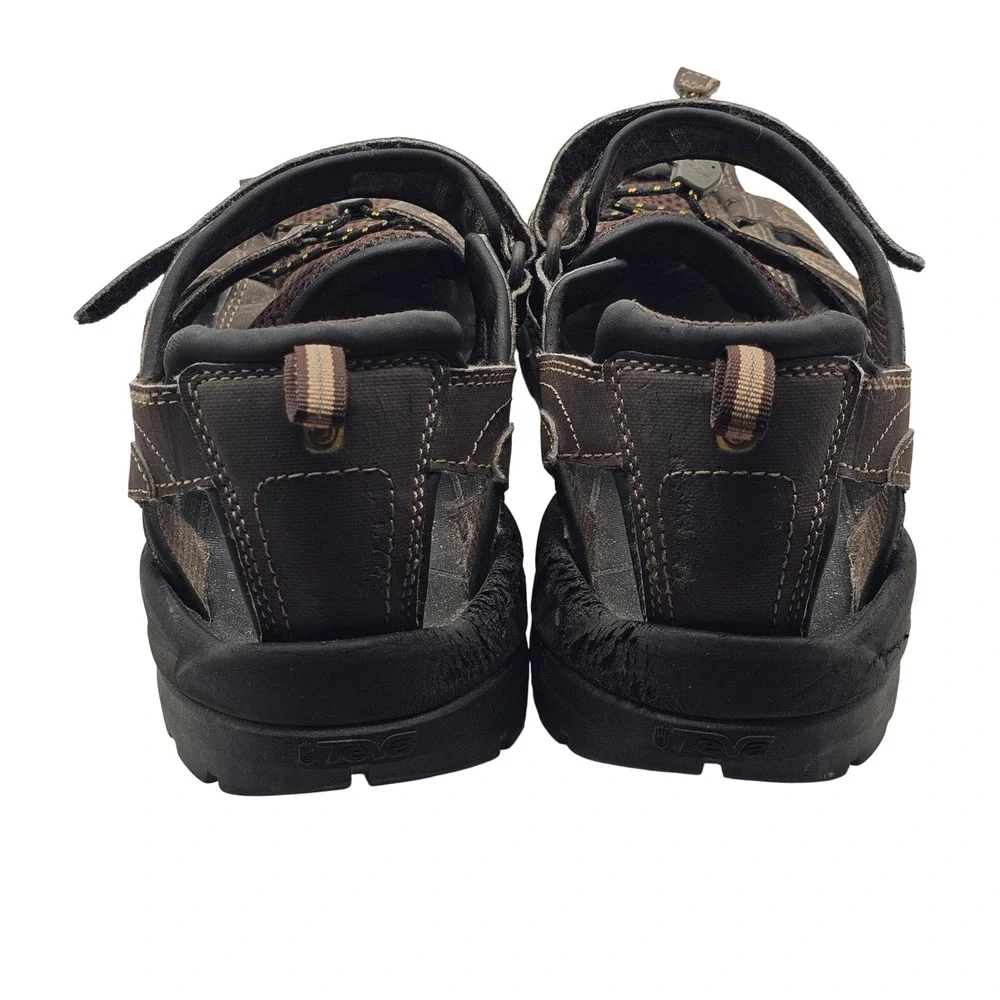 Teva Omnium Fisherman Sandals 13 Brown ShocPad Gorpcore Hiking Outdoor Water